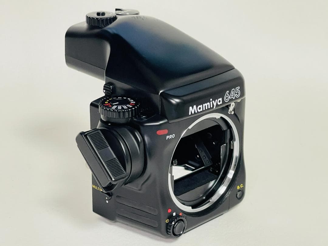 Mamiya 645 PRO ボディ AEファインダー付 中判フィルムカメラ