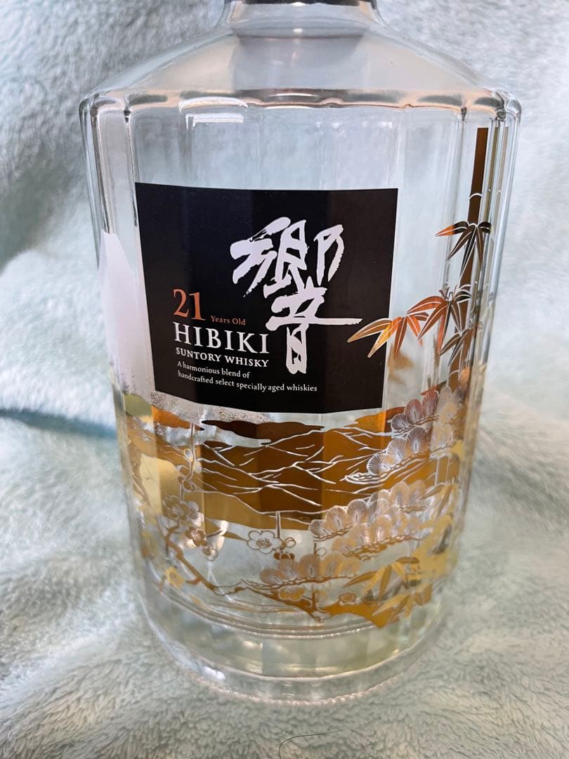 サントリーウィスキー 響花鳥風月 空き瓶-Hibiki 21年