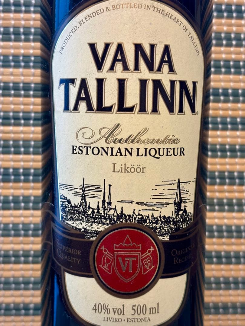 ⭐︎希少品⭐︎VANA TALLINN ヴァナタリン　エストニア リキュール　花見