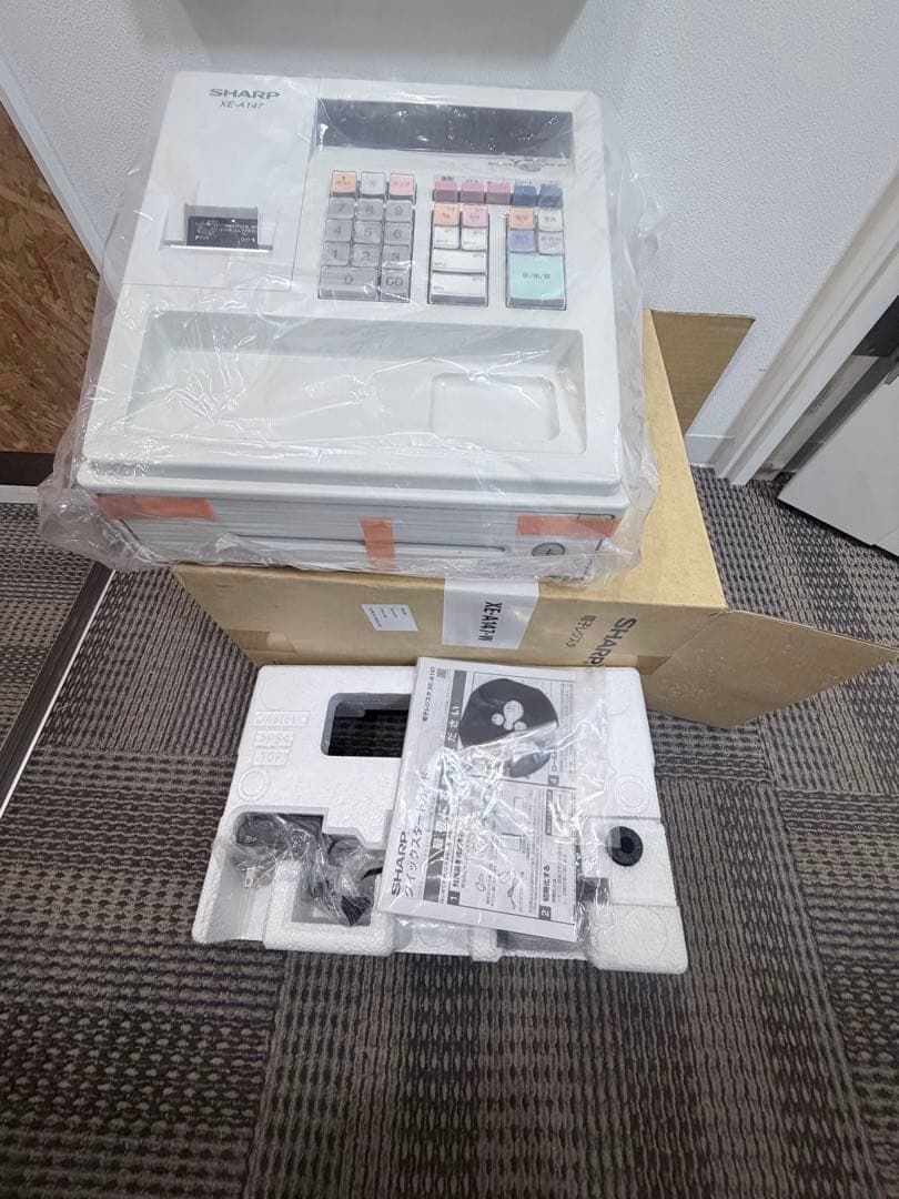 新品★SHARP XE-A147 ホワイト レジスター