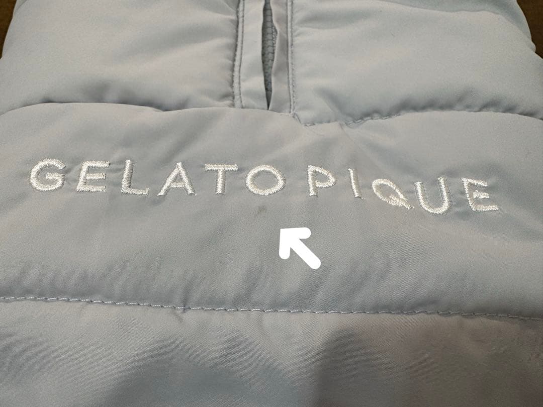 GELATOPIQUE ジェラピケ 中綿ベスト ブルー S