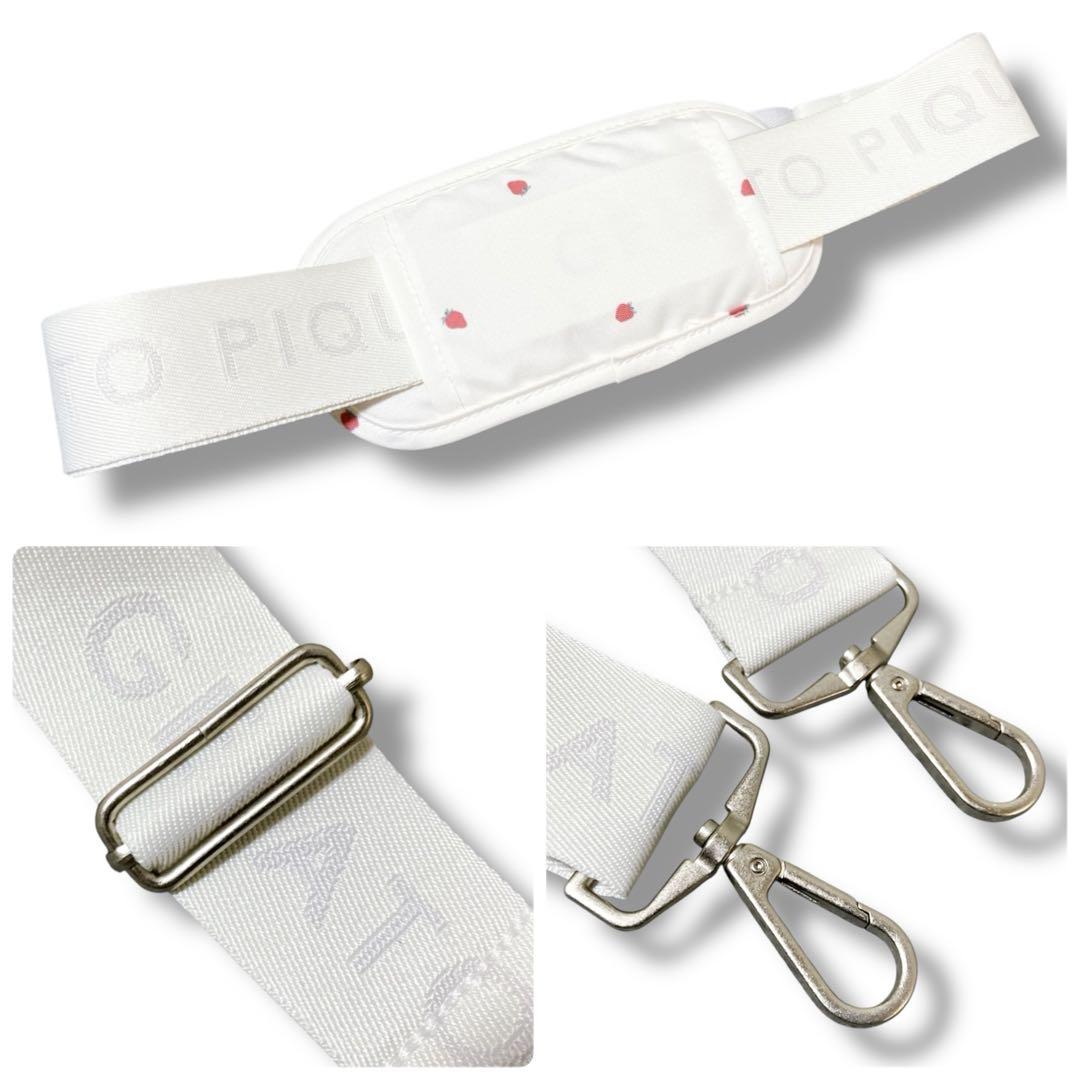 ジェラートピケ 良品 2way いちご柄 洗える キルティング キャリーバッグ