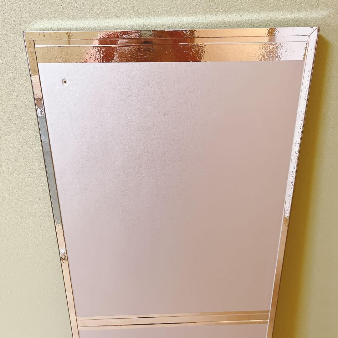 リフェクス割れない軽量な鏡45×120cmシャンパンゴールド
