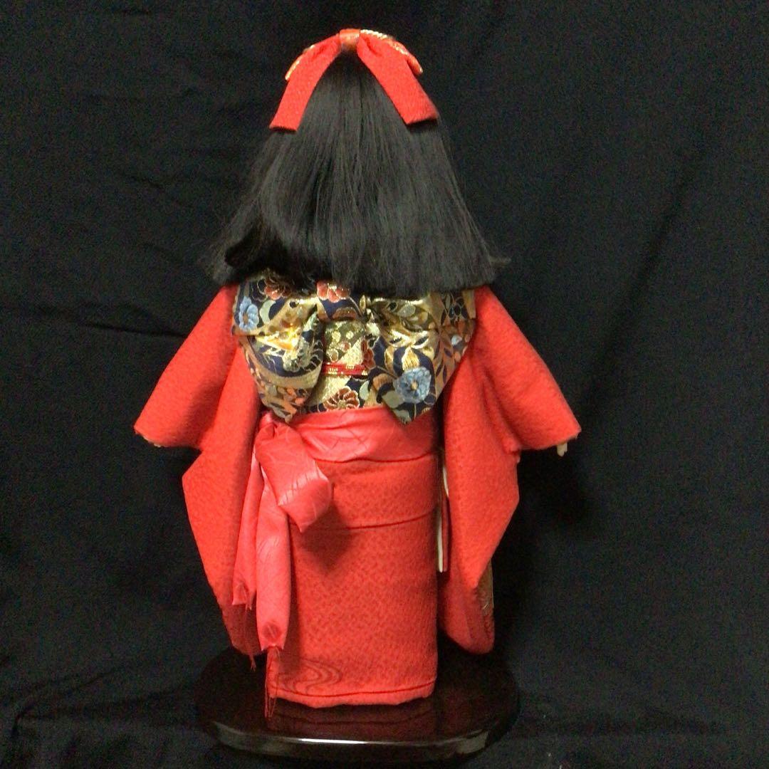 市松人形 赤い着物