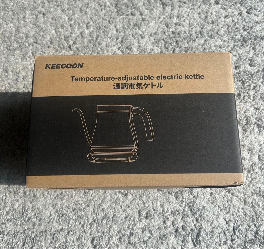 電気ケトル 900ml 温度調整　保温機能機能付き コーヒー　ドリップケルト