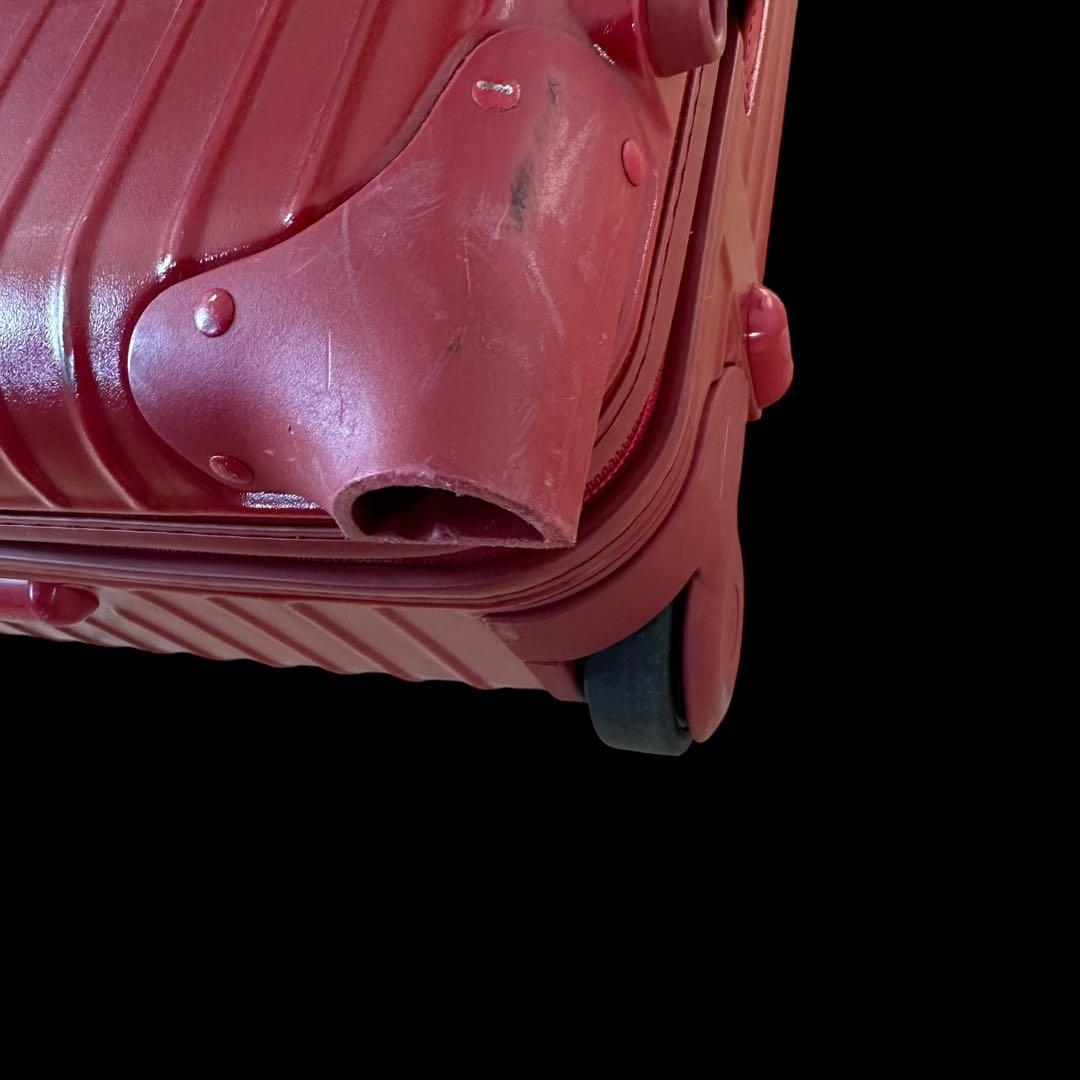 リモワRIMOWAレッド33L 2輪キャリー