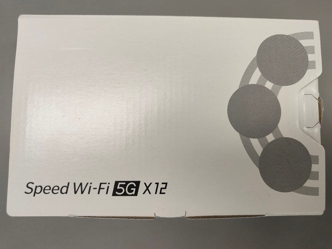 NEC Speed Wi-Fi 5G X12 モバイルルーター