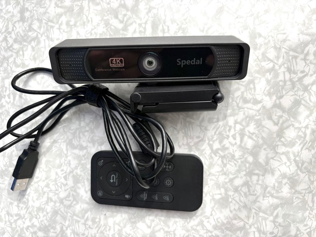 サンワサプライ　Spedal 4K Webカメラ リモコン付き