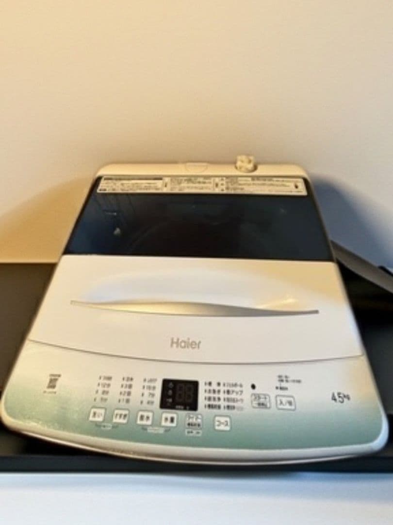 Haier 縦型洗濯機 4.5kg 本体　一人暮らしに最適