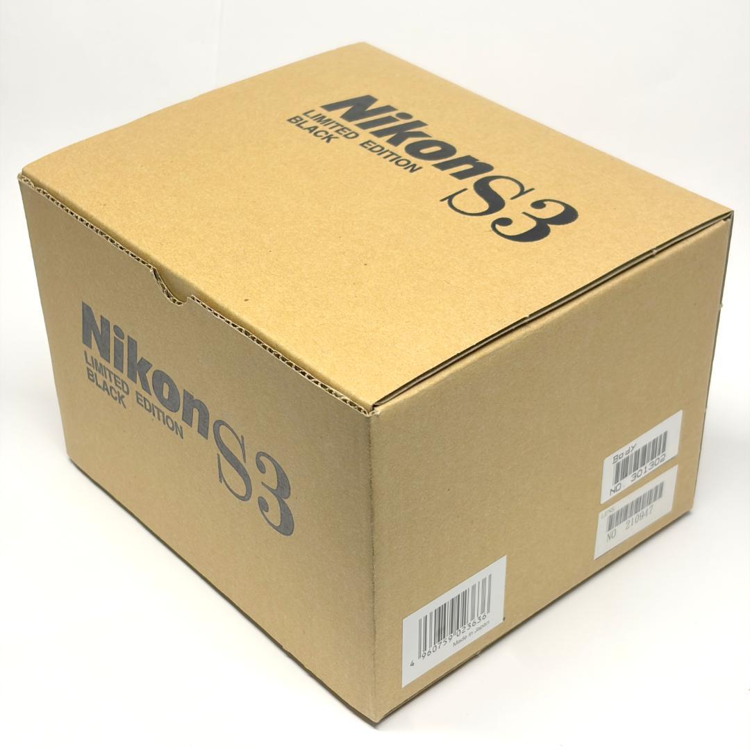 【未使用品】Nikon S3 LIMITED EDITION BLACK