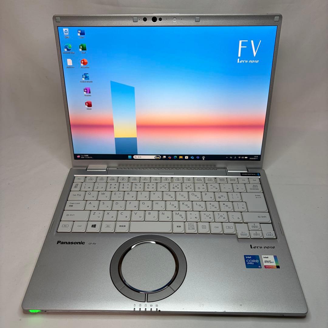 バッテリー超優良 CF-FV1 第11世代 i5 16GB 14.0型 オフィス