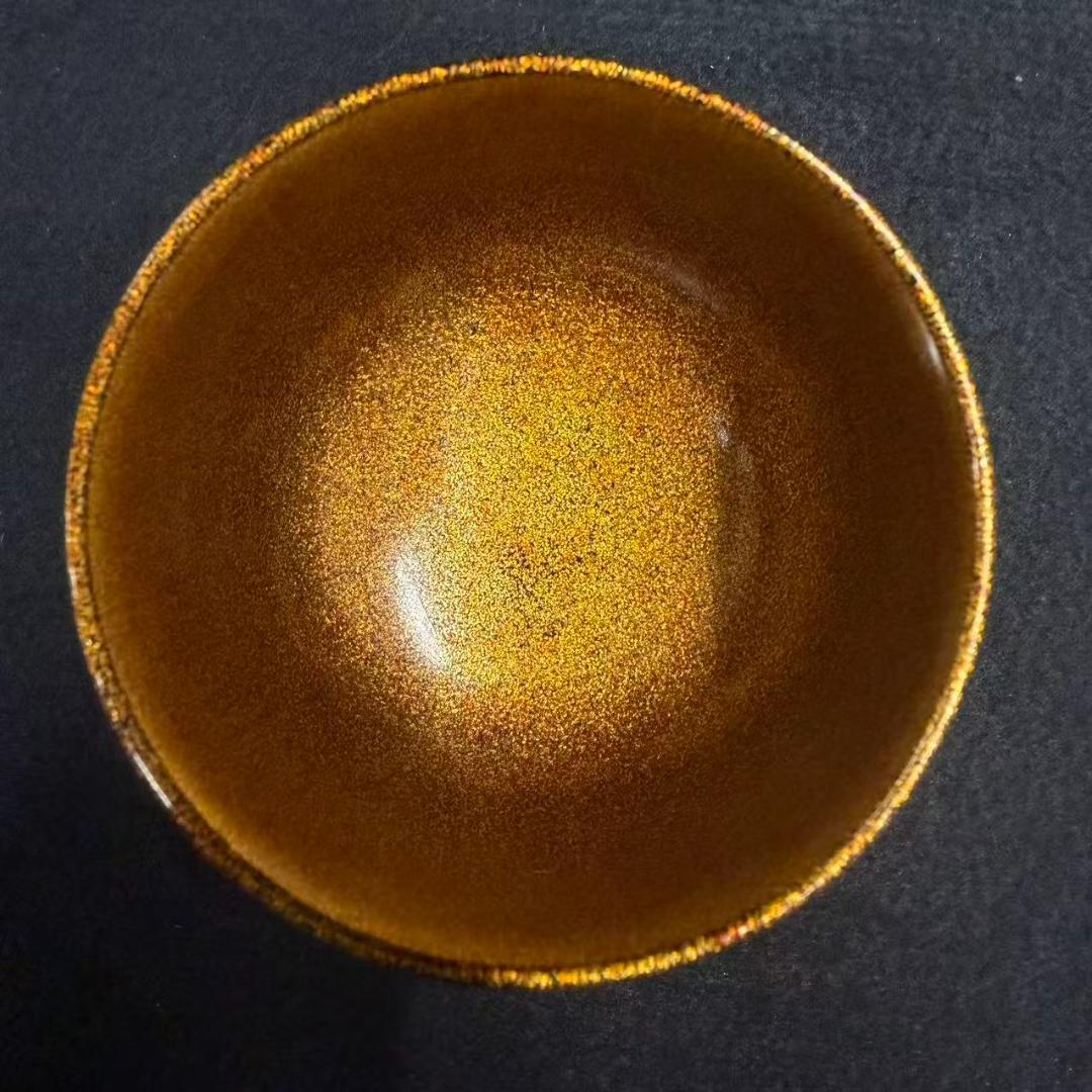棗　茶道具　渡辺松悦 千網蒔絵　極上金蒔絵 大棗 桐共箱　二重箱