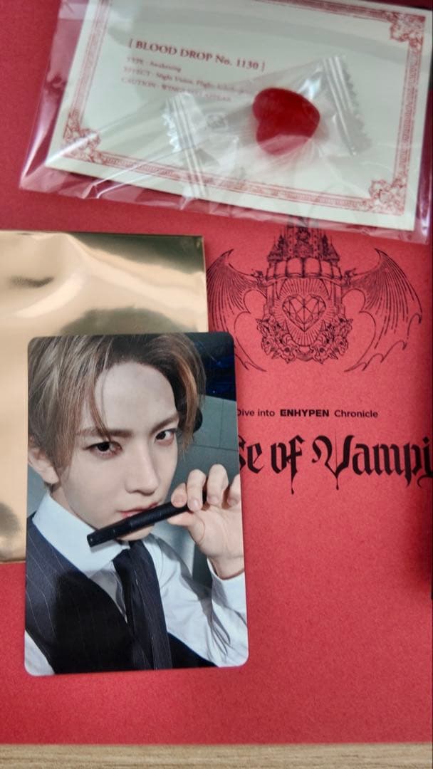 ENHYPEN ヒスン House of Vampire 入場特典 トレカ 4弾