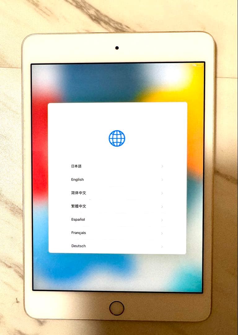 【Hhh】iPad mini 4 128GB ゴールド　Wi-Fi