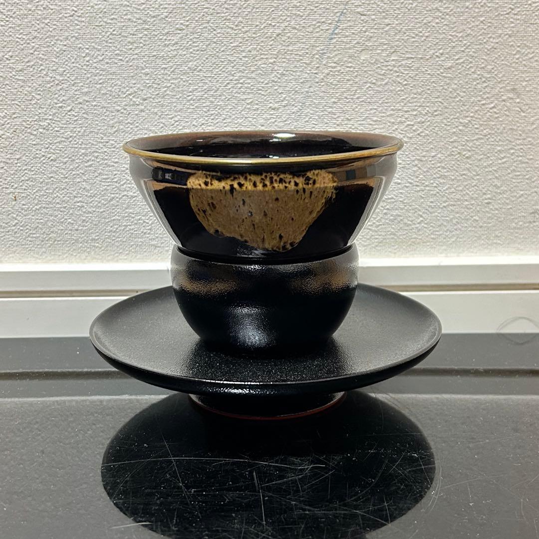 淡々斎好写天目台と天目茶碗　茶道具懐石鵬雲斎坐忘斎淡々斎棗水指茶杓水屋釜