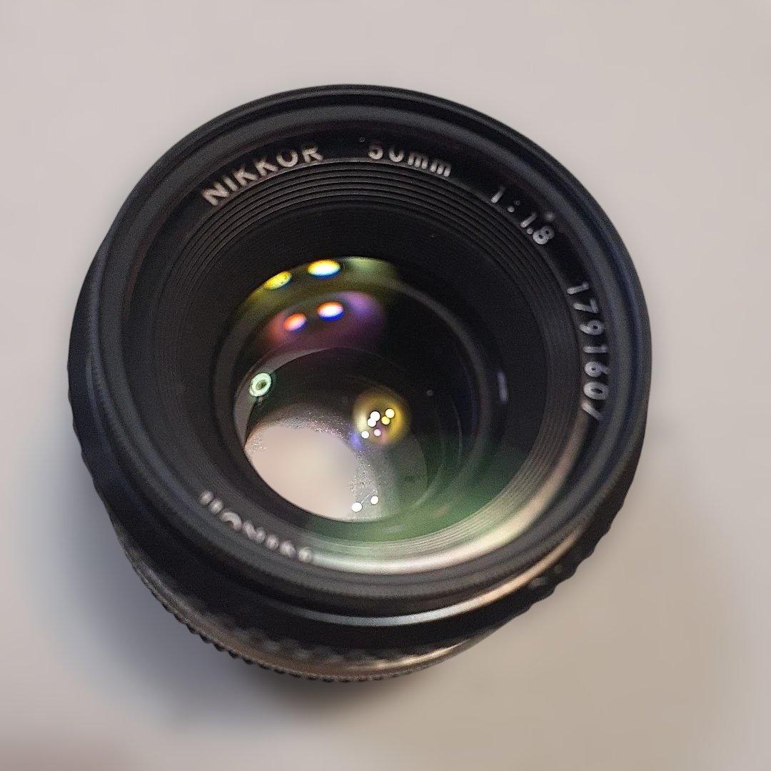 Nikon FE 一眼レフカメラ Nikkor 50mmレンズ付き