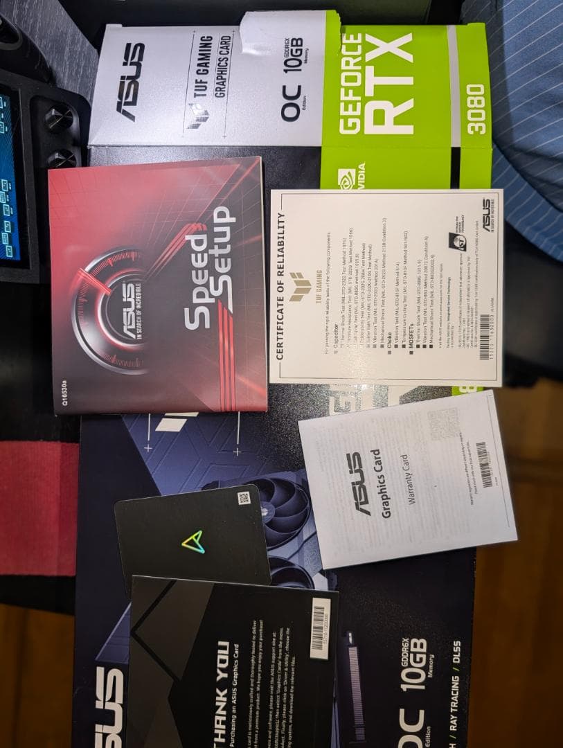 ASUS TUF RTX3080 10GB OC 動作確認済 グラフィックボード