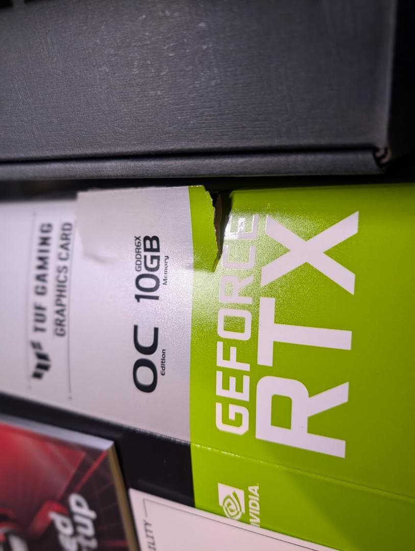 ASUS TUF RTX3080 10GB OC 動作確認済 グラフィックボード