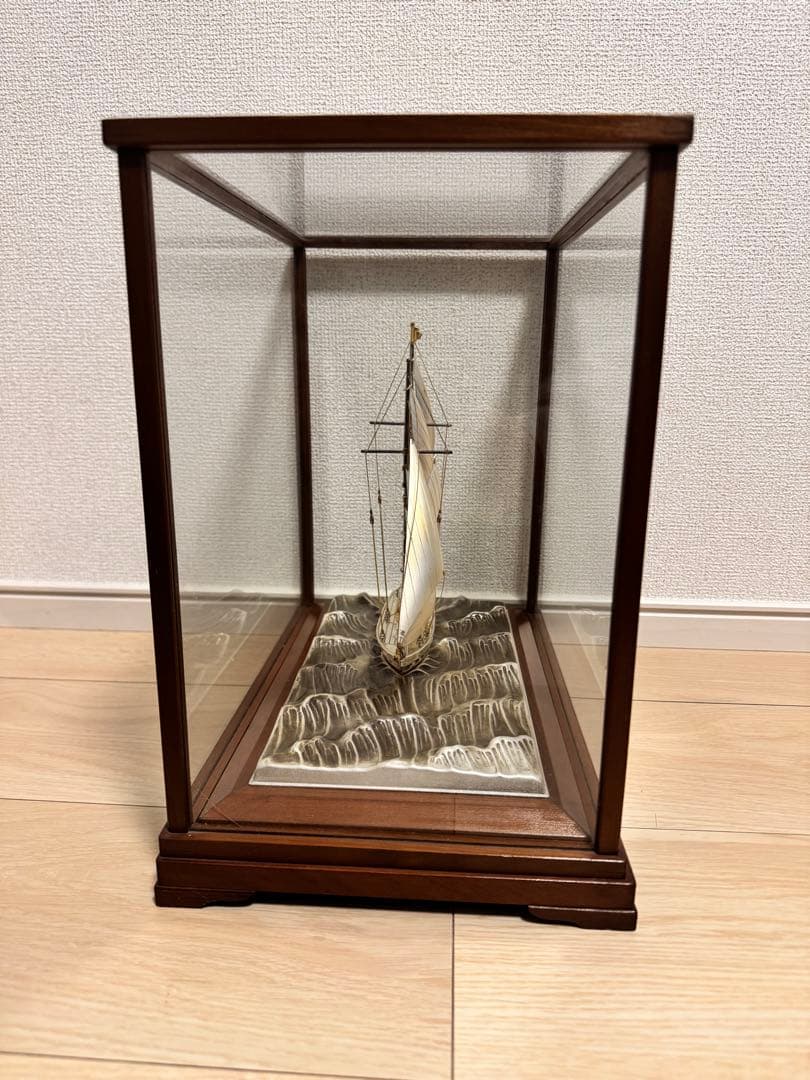STERLING 960刻印　銀製　SILVER　帆船 関工芸 シルバー