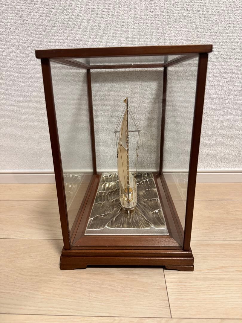 STERLING 960刻印　銀製　SILVER　帆船 関工芸 シルバー