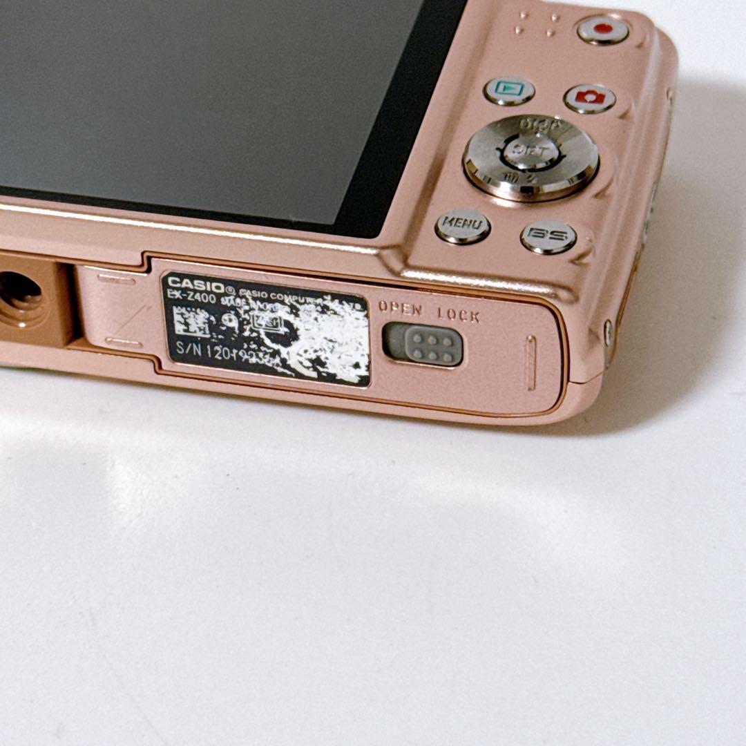 CASIO コンパクトデジタルカメラ EXILIM EX-Z400 ピンク