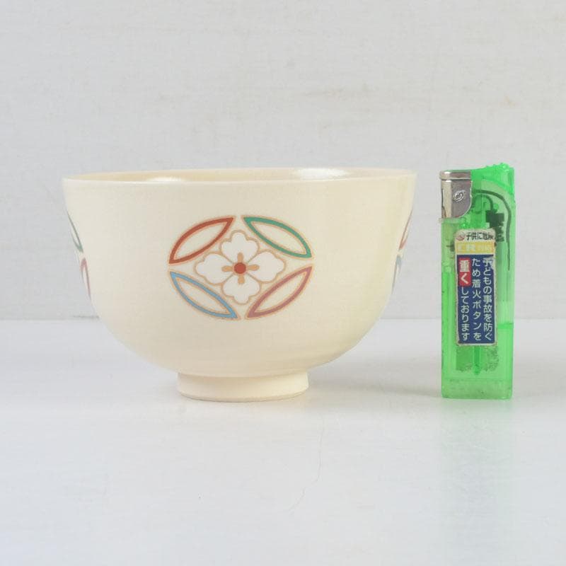 茶道具　京焼　加賀瑞山造　色絵金彩　花文　数茶碗　五客　N　9976