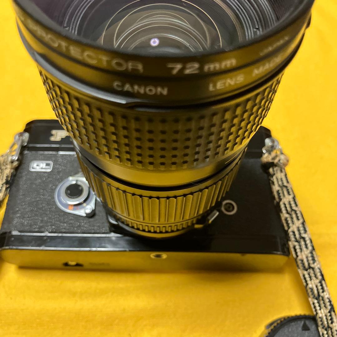 完動品キャノンFTB-QLブラックボディ+ズームレンズFD28-85mmセット