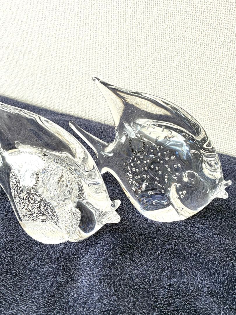 V.Nason&C MURANO ITALY ガラスアート　エンゼルフィッシュ