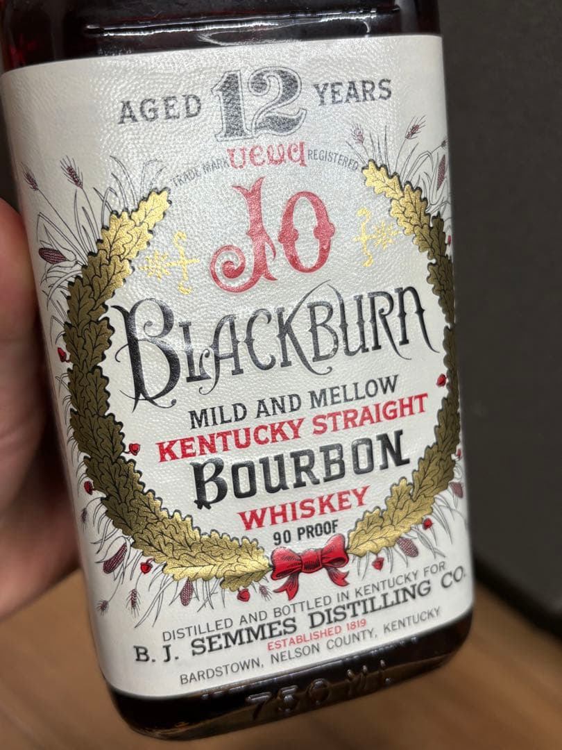 未開栓⭐️ JO BLACKBURN 12年 バーボンウイスキー　750ml