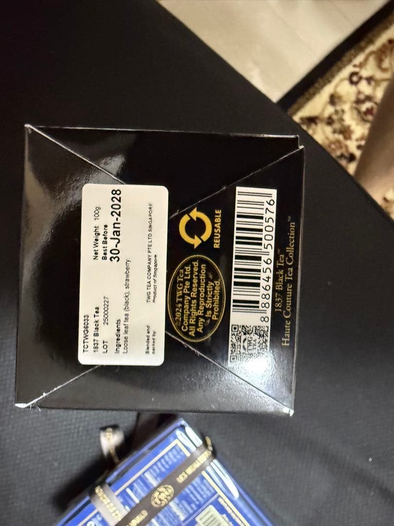 TWG Tea ブラックティー 1837 RITZ リッツ Earlgray