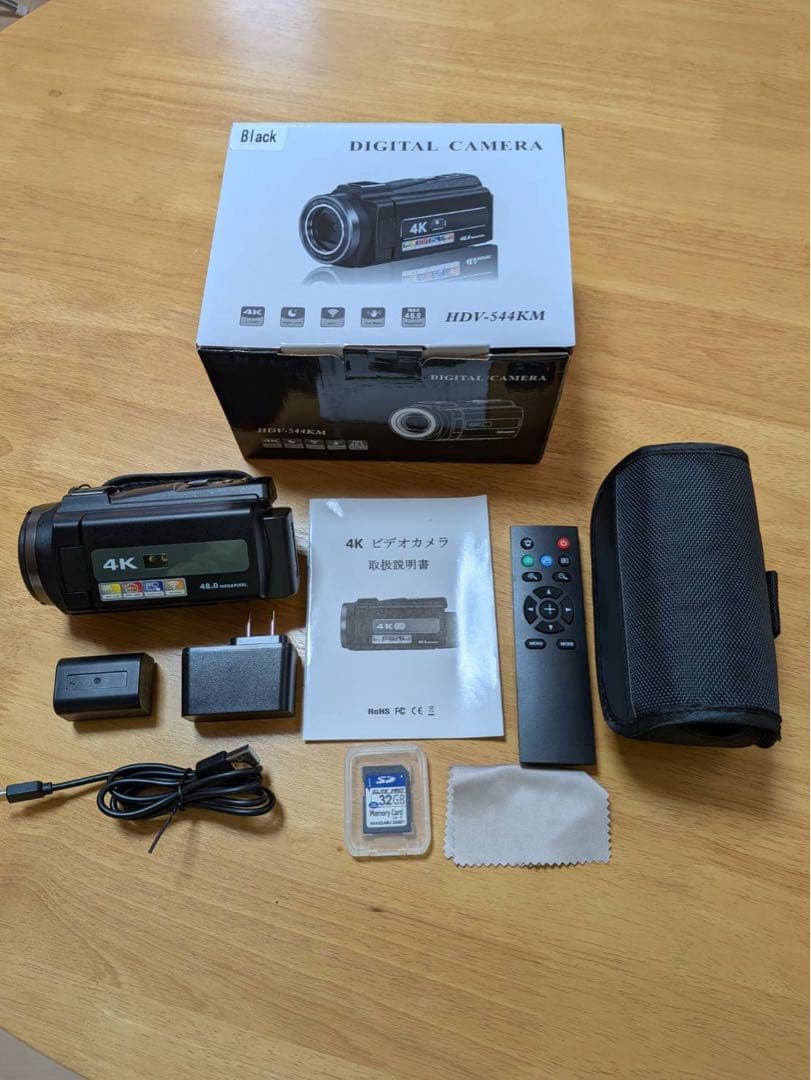 4Kビデオカメラ 4800万画素