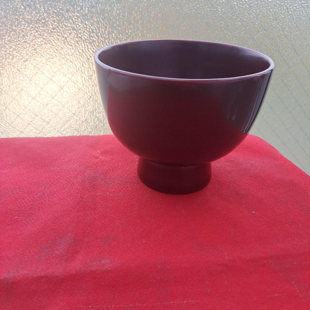 【輪島塗　合鹿椀×1客】布着本堅地 うるみ色　長期保管品