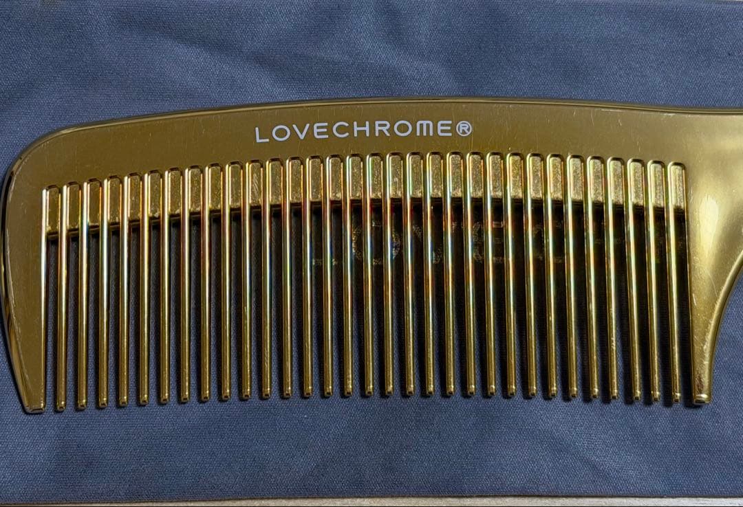 LOVECHROME ゴールドコーム　専用袋付き