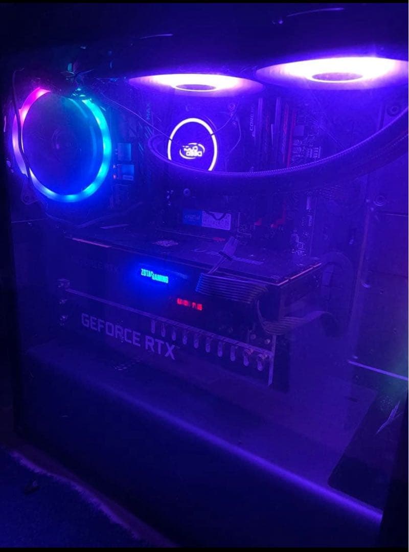 ゲーミングPC ガラスケース　HDD500 メモリ16GB増設