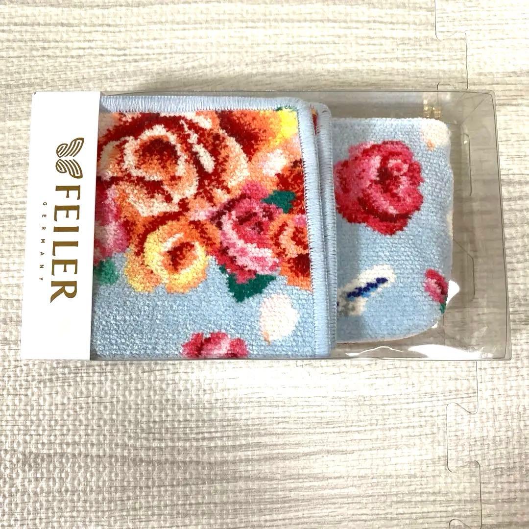 FEILER フェイラー ANA国際線機内販売限定品 タオル&ポーチセット