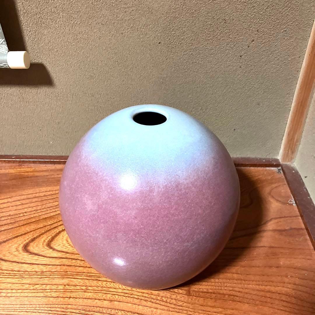花瓶　花器　工芸品　骨董品　優しい色調