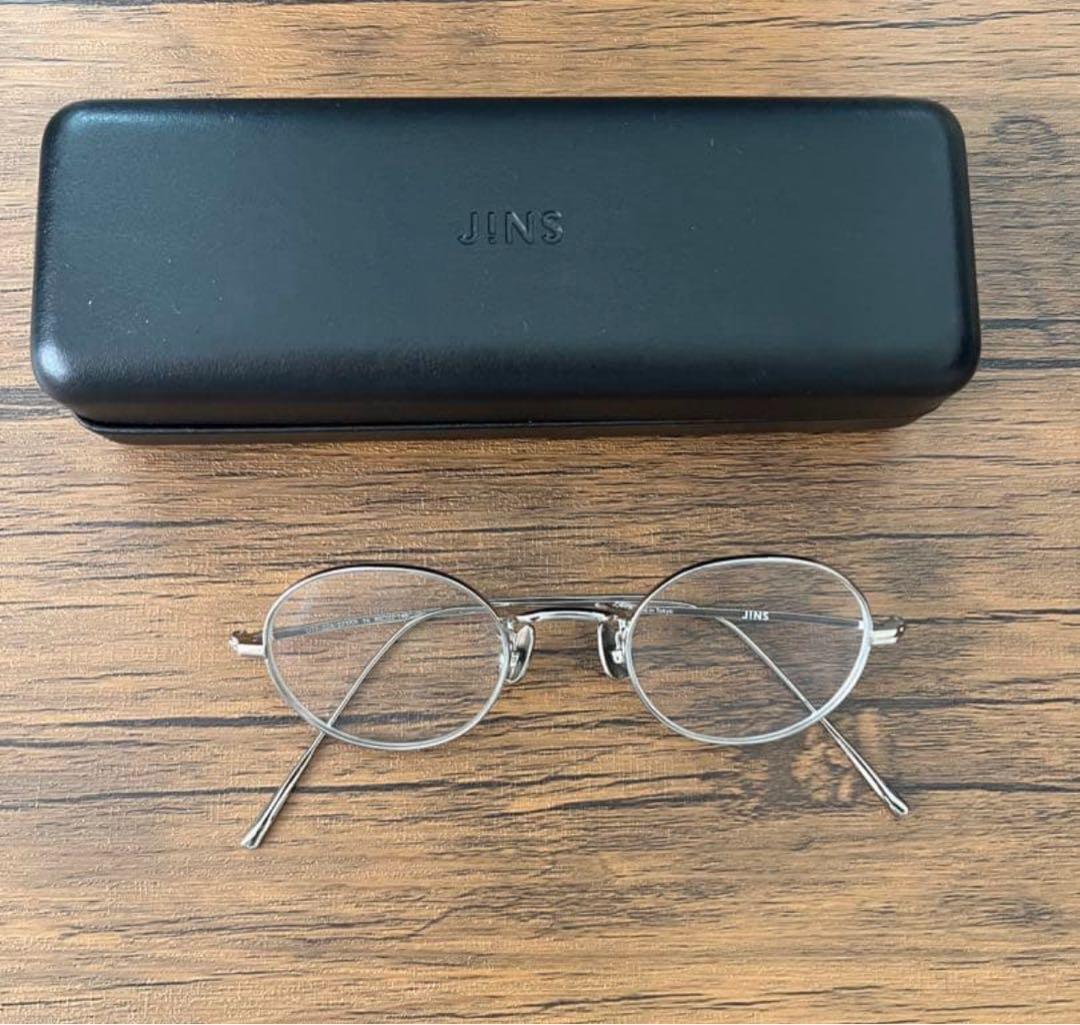 JINS classic all titanium utf 22aメガネ　眼鏡