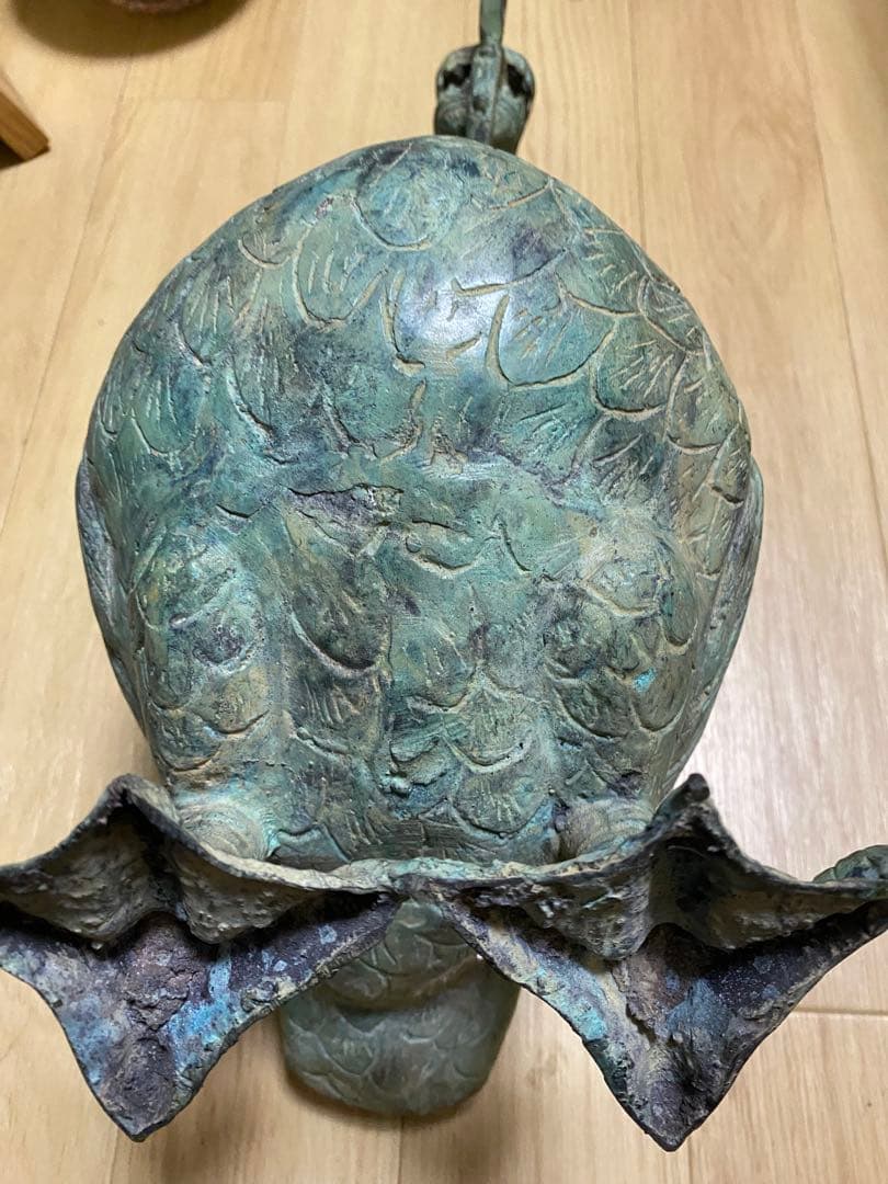 江戸時代？タイ国？青銅製ドラゴンと鳥の彫刻
