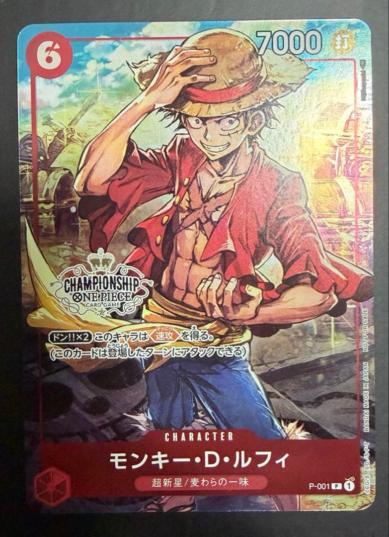 モンキー・D・ルフィ　チャンピオンシップ　プロモ