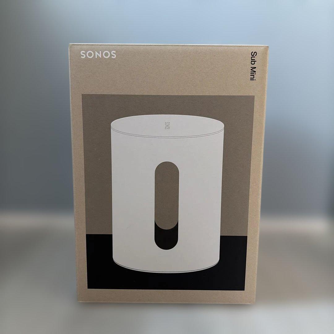 【美品/完品】Sonos Sub Mini ホワイト ワイヤレスサブウーファー