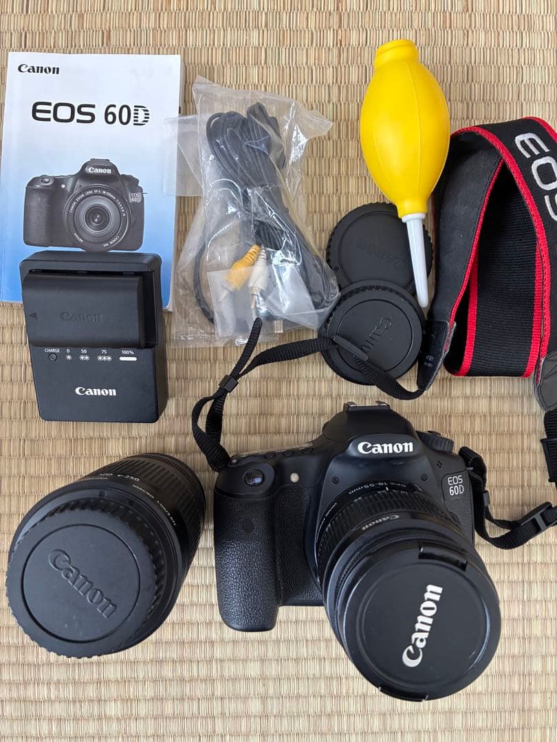 美品 値下げ　Canon EOS 60D ダブルレンズセット