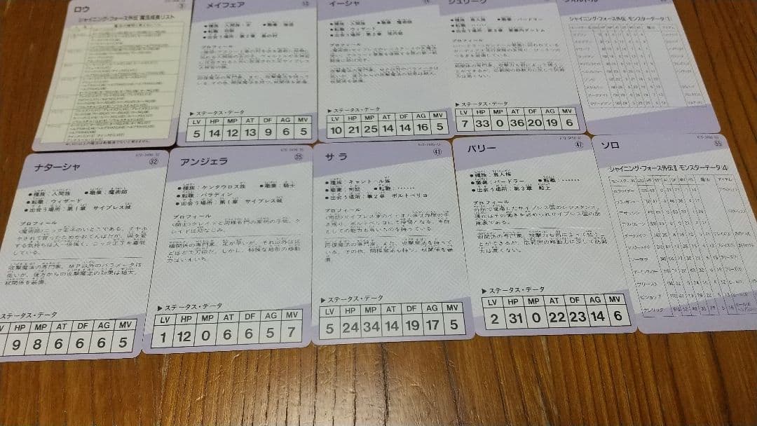 シャイニング・ホース外伝IIカード