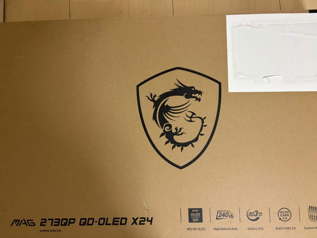 MSI MAG 273QP QD-OLED X24[有機EL]