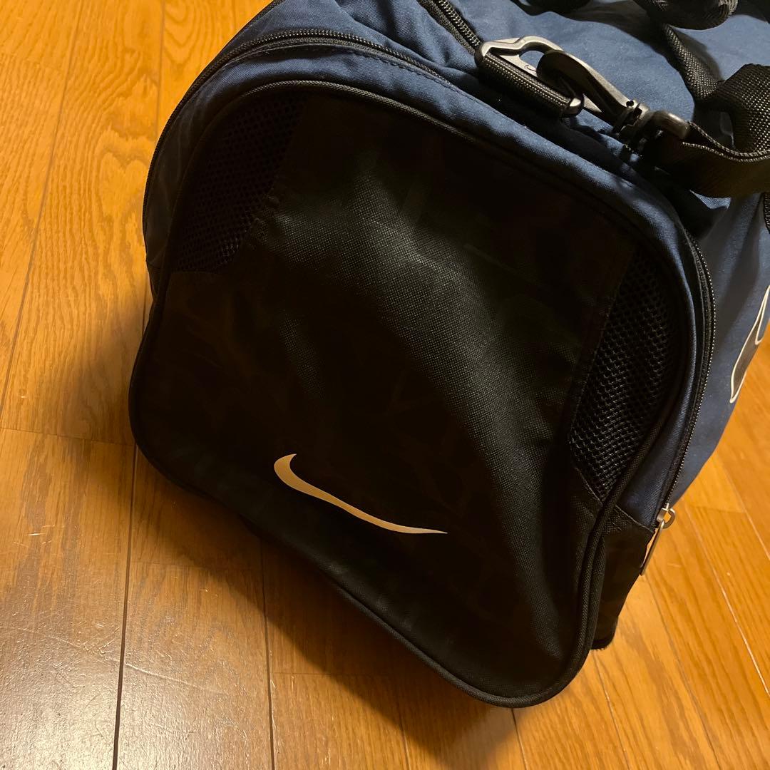 NIKE ボストンバッグ ポリエステル製 ネイビー