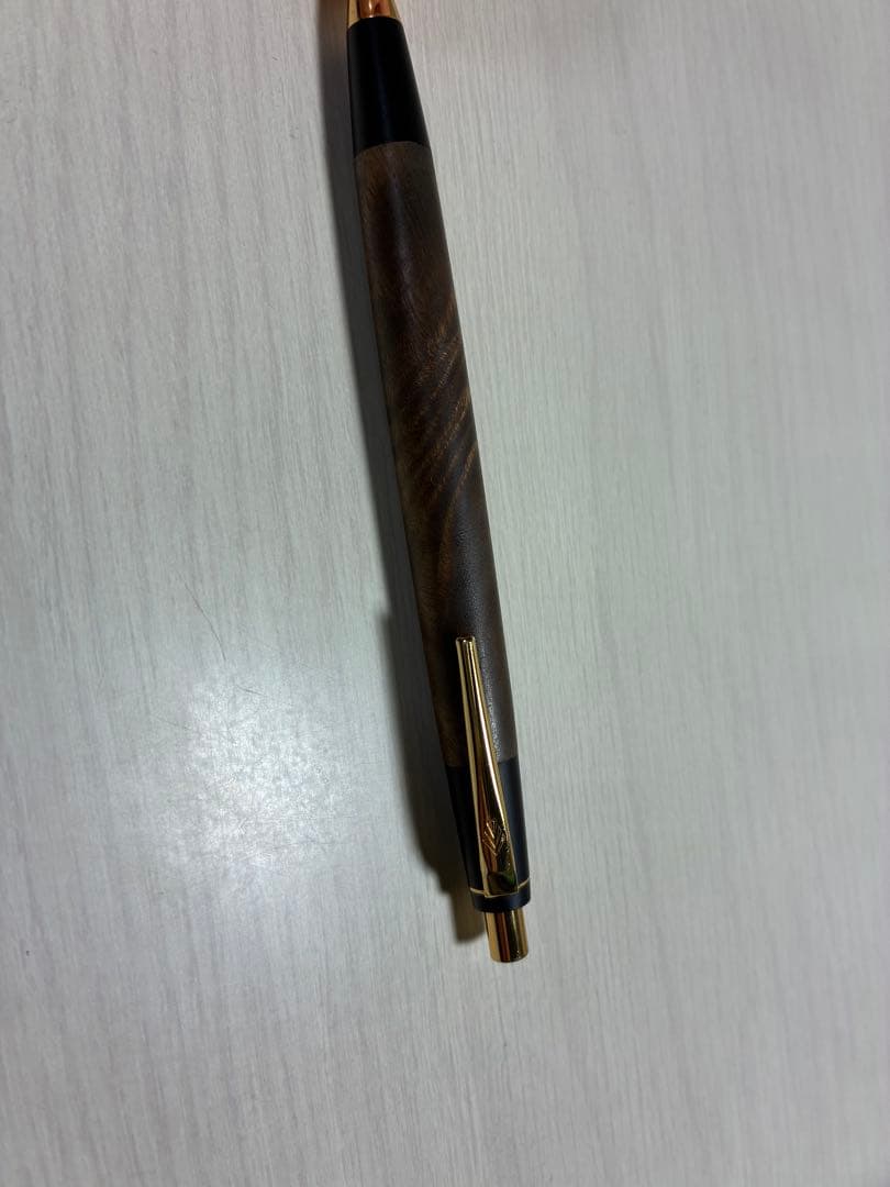 野原工芸 シャープペンシル マーブルウッド 灰宮