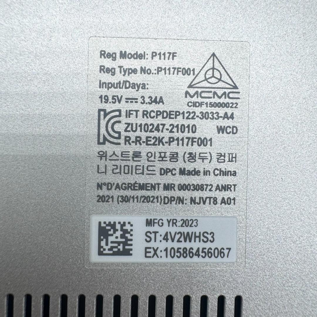 DELL inspiron 16 5620 Core i7 12世代 1TB