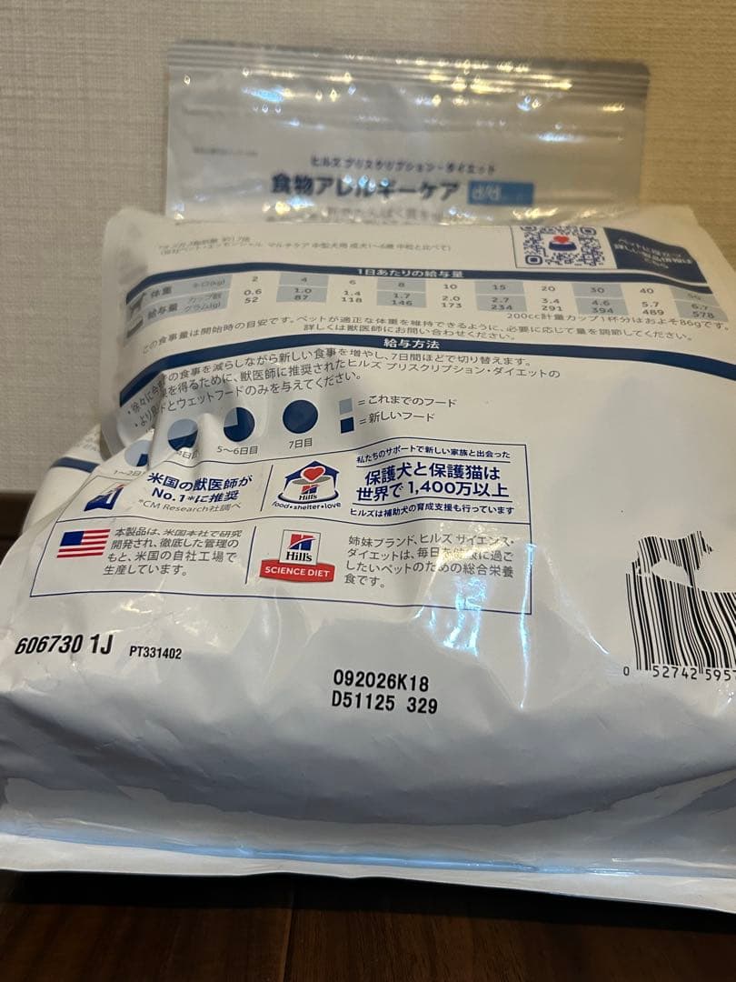 Hill's Prescription Diet d/d 犬用療法食