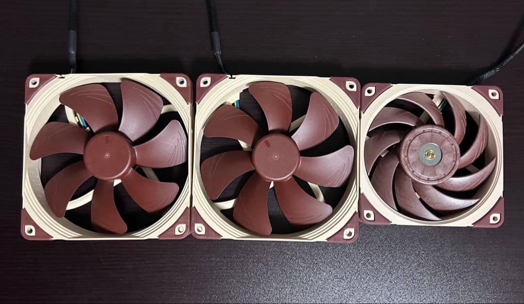 NOCTUA NF-12×25 NF-A14×2セット