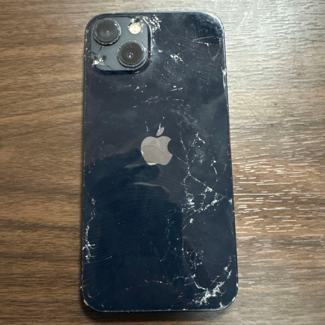 iPhone13 128GB ブラック 背面難あり 動作問題なし！