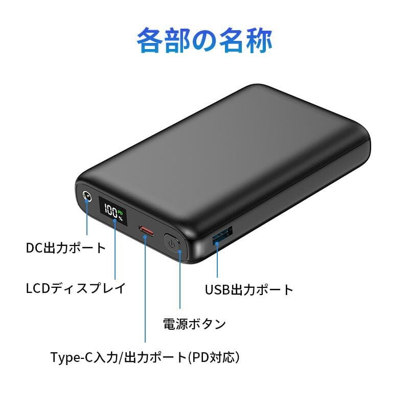 空調服 バッテリーファンセット 33V高出力 4段階風速調節可 空調ウェア
